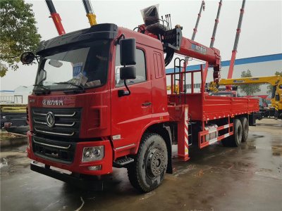 東風華神F5後八輪隨車吊